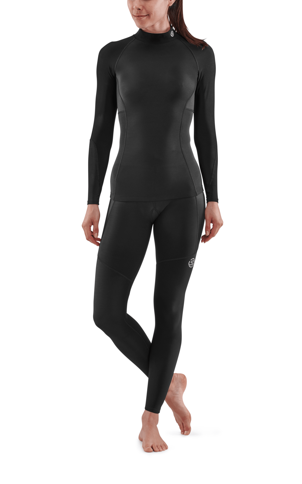 SKINS Compression Women's 3-Series Long Tights - Black