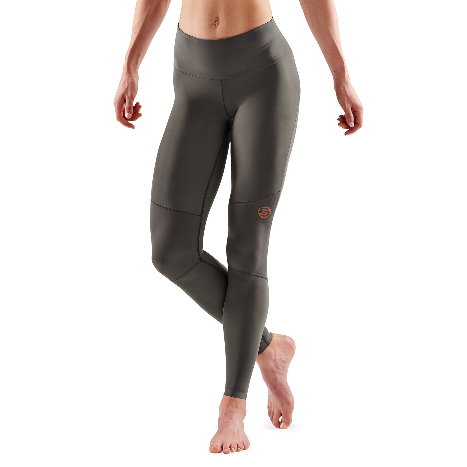 SKINS SERIES-5 Women's Recovery Long Tights Charcoal