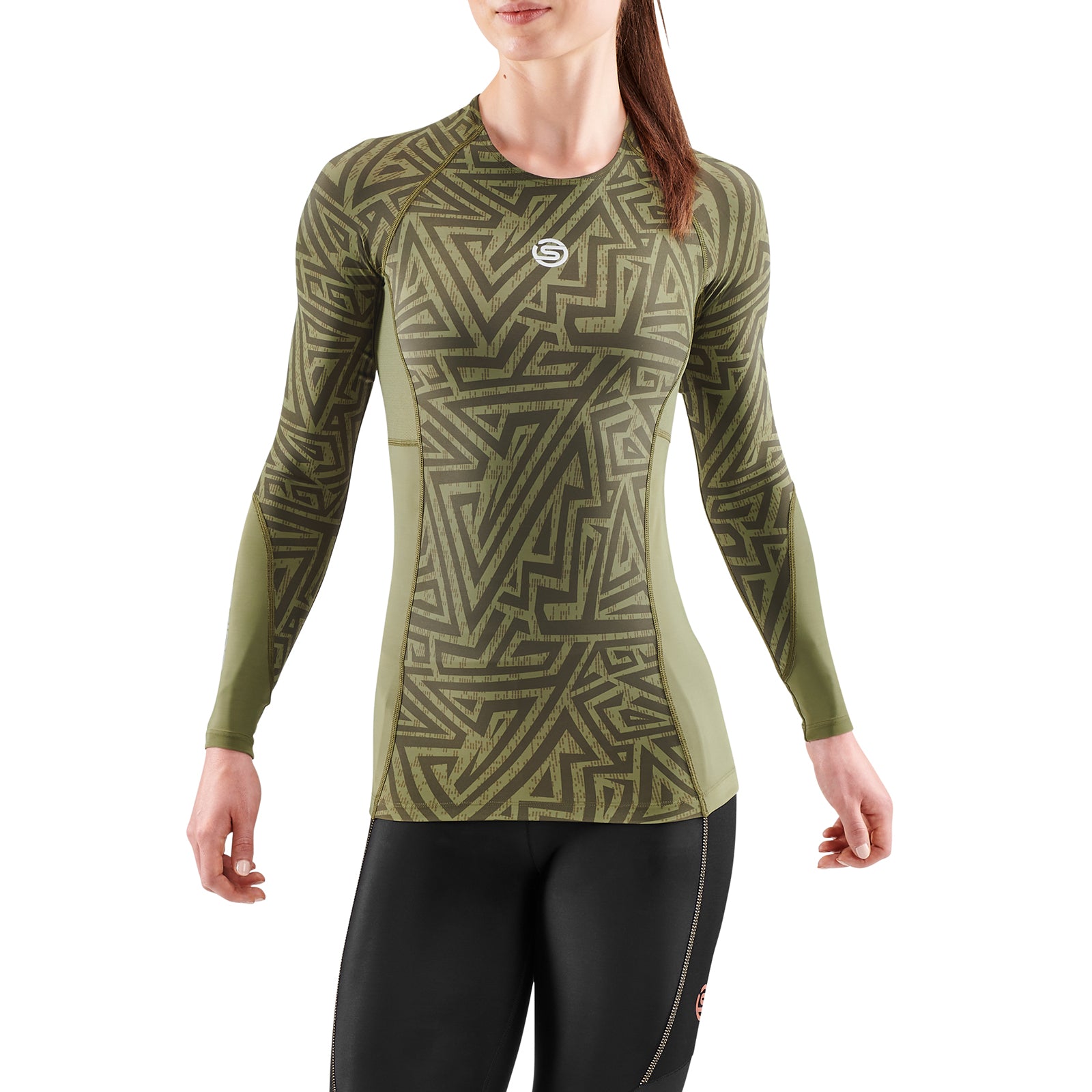 SKINS SERIES-5 WOMEN'S LONG SLEEVE TOP THISTLE DOWN - SKINS Compression USA