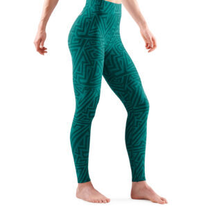 SKINS SERIES-3 Women's Soft Long Tights Lt Teal Angle