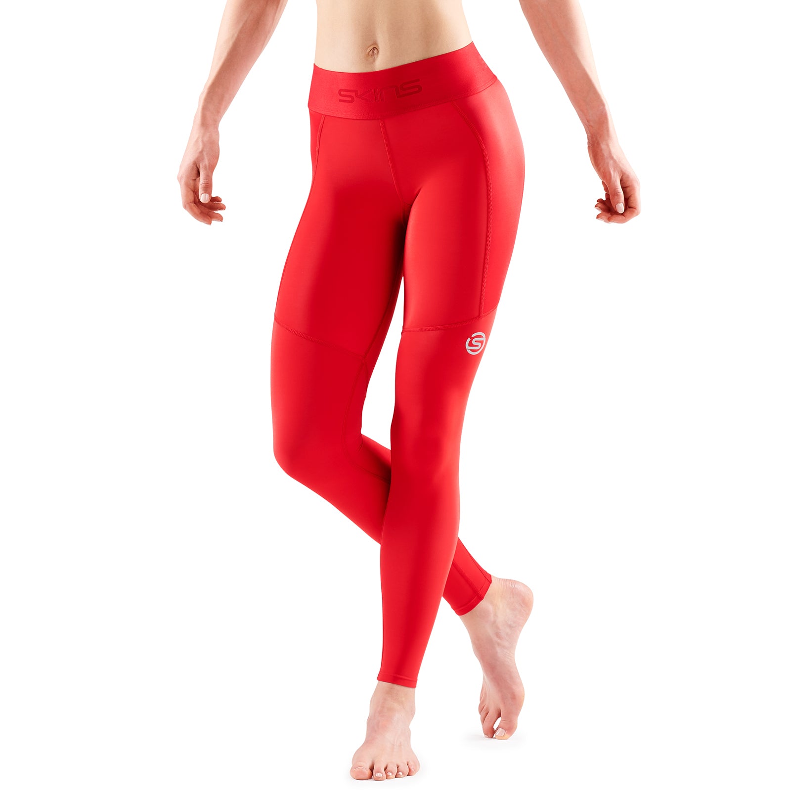 SKINS SERIES-3 Women's Thermal Long Tights Red